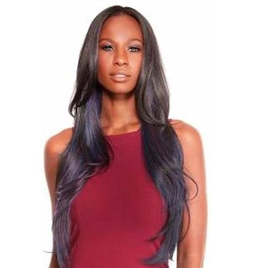 Sleek Hair Spotlight Synthetic Nadida Luxurious Lace Parting Wig 1B