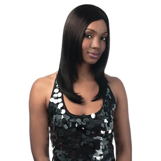 Sleek Hair Synthetic Wig Jada Dark Brown