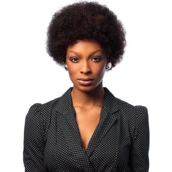 Sleek Hair Wig Fashion Human Hair Afro Wig 1