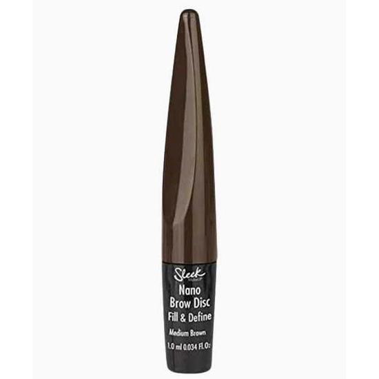 Sleek MakeUP Nano Brow Disc Fill & Define Medium Brown 1ml