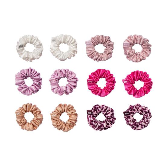 Slip Minnie Scrunchies - 12 Pack French Rose