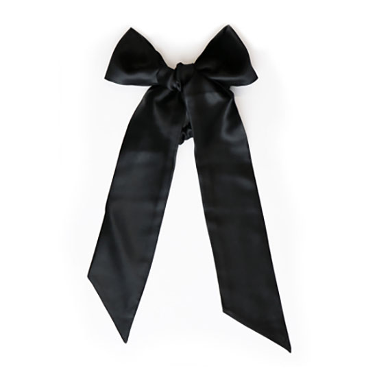 Slip Pure Silk Ribbon Set Black