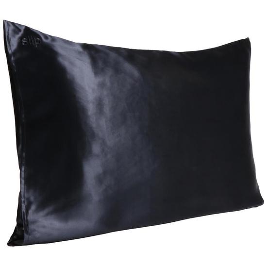 Slip Silk Queen Pillowcase Black