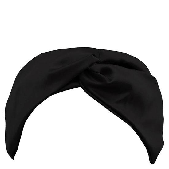 Slip Silk Twist Headband Black
