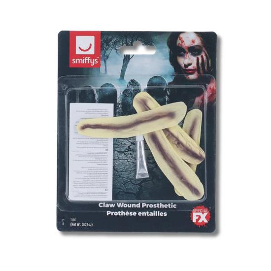 Smiffys Make-Up FX Latex Claw Wound Scar-Red