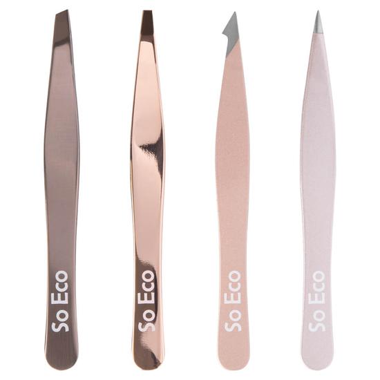 So Eco Tweezer Set Rose Gold