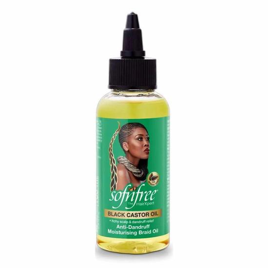 Sofn'Free Black Castor Oil Braid Oil 100ml