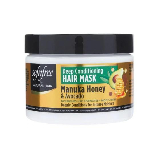 Sofn'Free For Natural Hair Manuka Honey & Avocado Deep Conditioning Hair Mask 325ml