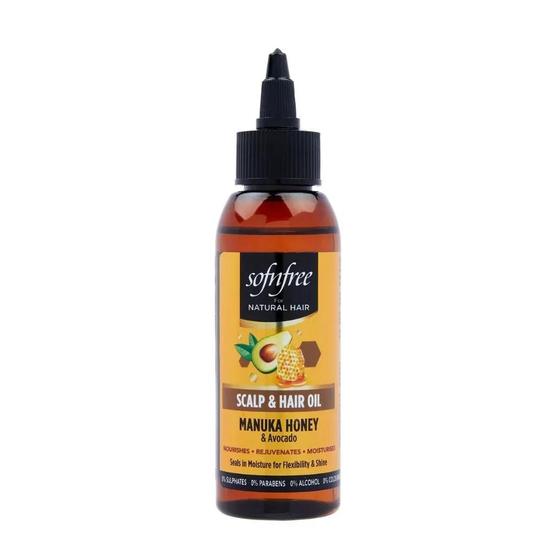 Sofn'Free For Natural Hair Manuka Honey & Avocado Hair & Scalp Oil 100ml