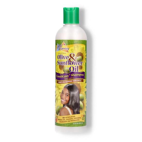 Sofn'Free N' Pretty Olive & Sunflower Oil Combeasy Shampoo 12oz