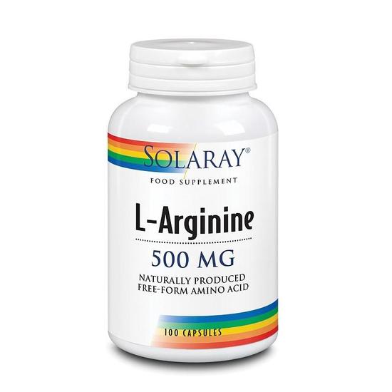 Solaray L-Arginine 500mg Capsules 100 Capsules