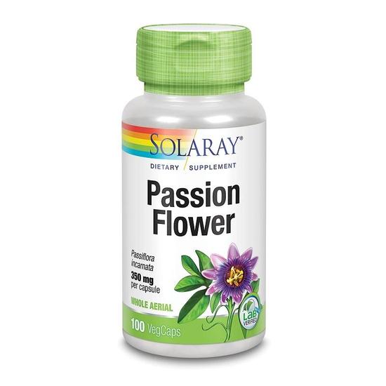 Solaray Passion Flower 350mg Vegicaps 100 Vegicaps