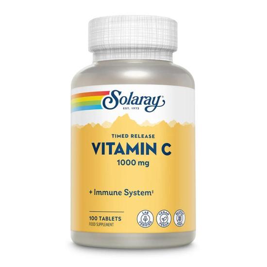 Solaray Vitamin C 1000mg Tablets 100 Tablets