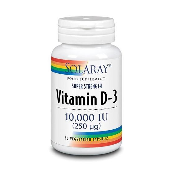 Solaray Vitamin D3 10000iu Capsules 60 Capsules