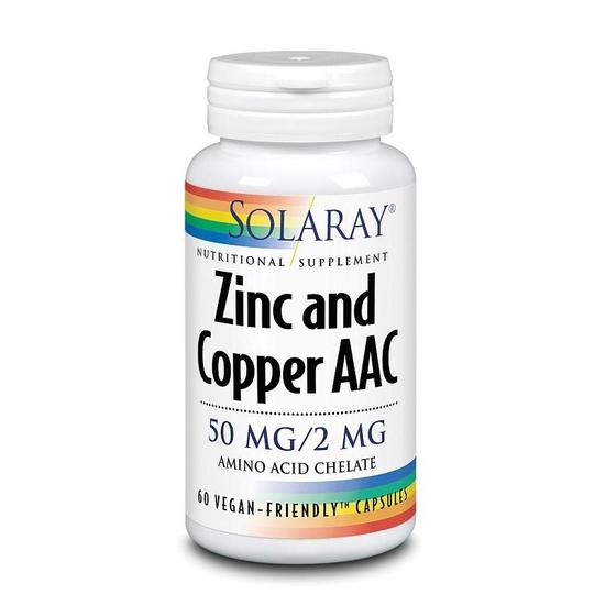 Solaray Zinc & Copper AAC Capsules