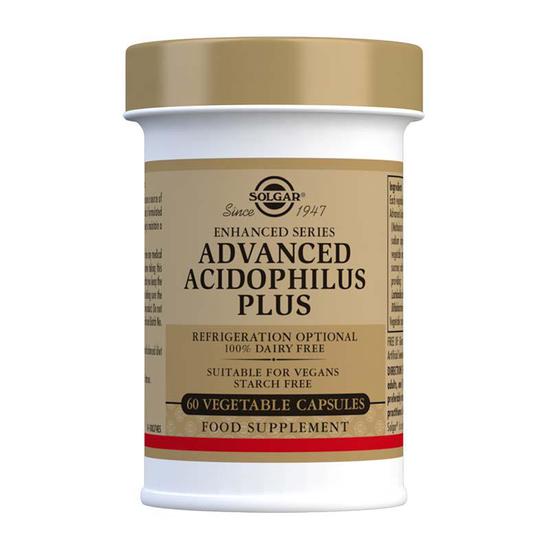 Solgar Advanced Acidophilus Plus Vegetable Capsules x 60