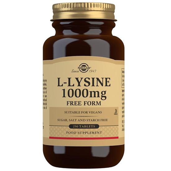Solgar Amino Acids L-Lysine 1000mg Tablets x250