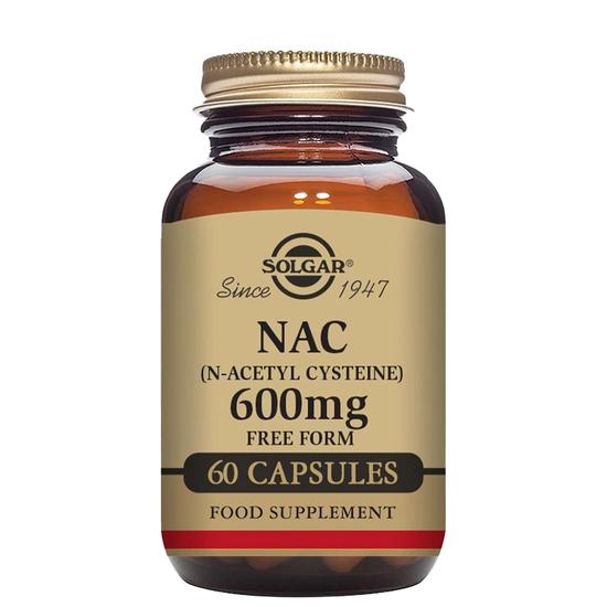 Solgar Amino Acids NAC 600mg 60 Vegetable Capsules