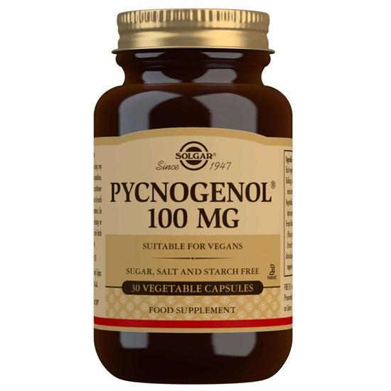 Solgar Antioxidants Pycnogenol 100mg Vegetable Capsules 30 Capsules