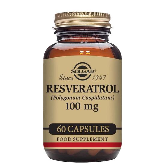 Solgar Antioxidants Resveratrol 100mg Vegetable Capsules 60 Capsules