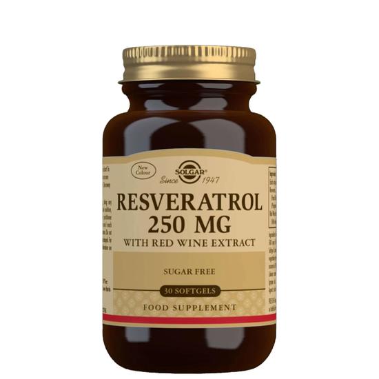 Solgar Antioxidants Resveratrol 250mg 30 Softgels