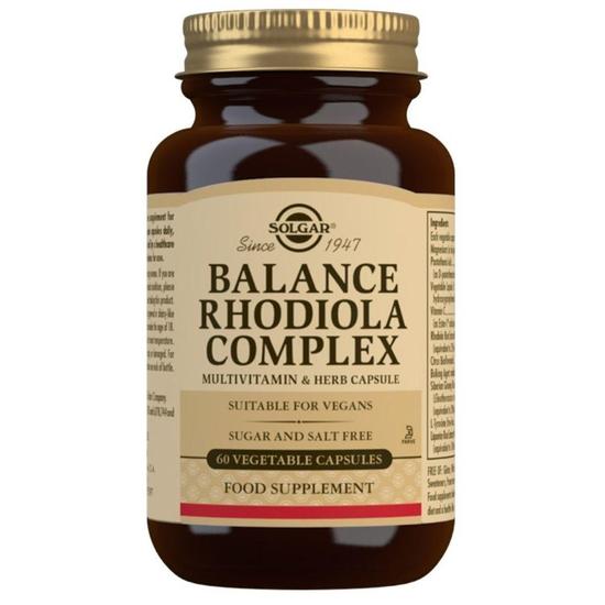 Solgar Balance Rhodiola Complex Vegicaps 60 Vegicaps