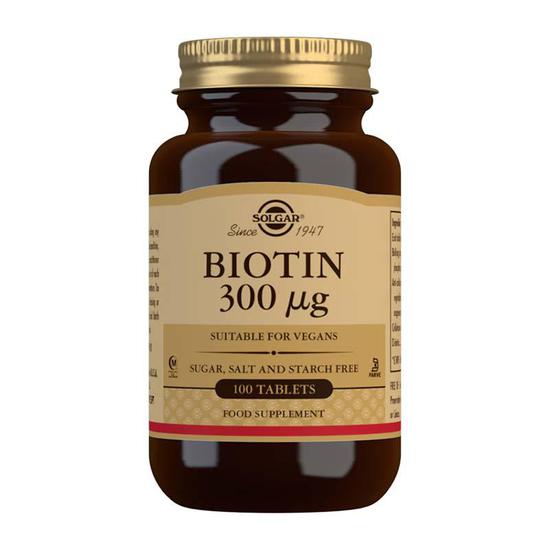 Solgar Biotin 300mcg x100