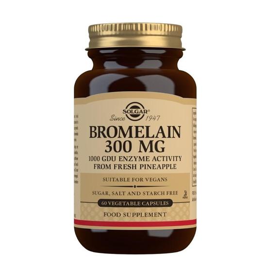 Solgar Bromelain 300mg Capsules 60 Capsules