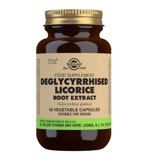 Solgar Deglycyrrhised Licorice Root Extract Vegicaps 60 Vegicaps
