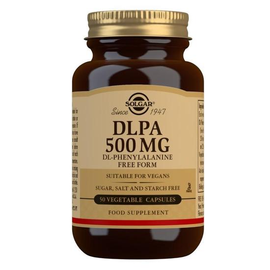 Solgar DLPA 500mg Vegicaps 50 Vegicaps