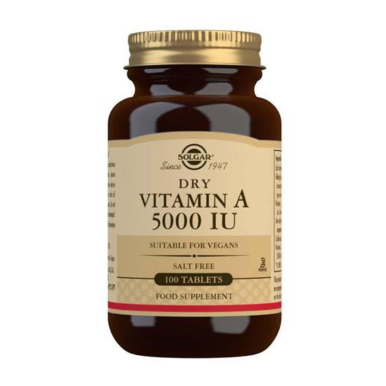 Solgar Dry Vitamin A 5000 IU x100