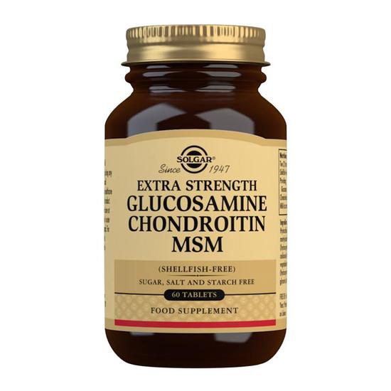 Solgar Extra Strength Glucosamine Chondroitin MSM Tablets