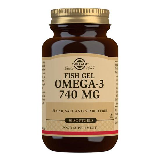 Solgar Fish Gel Omega-3 740mg x50