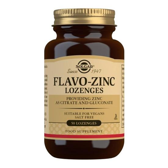 Solgar Flavo-Zinc Lozenges 50 Lozenges