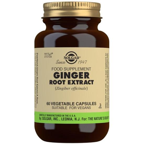 Solgar Ginger Root Extract Vegicaps 60 Vegicaps