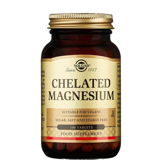 Solgar Minerals Chelated Magnesium Tablets 100 Tablets