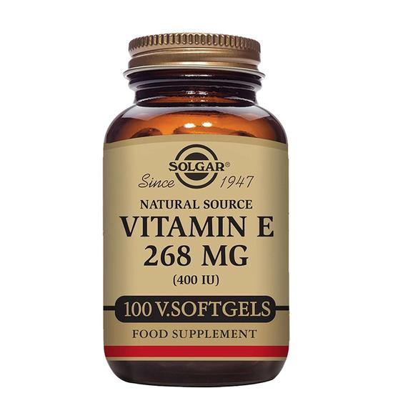 Solgar Natural Source Vitamin E 268mg Softgels