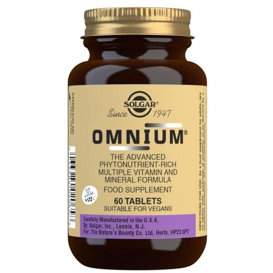 Solgar Omnium Tablets 60 Tablets