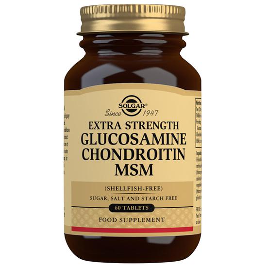 Solgar Specialty Extra Strength Glucosamine Chondroitin MSM Tablets