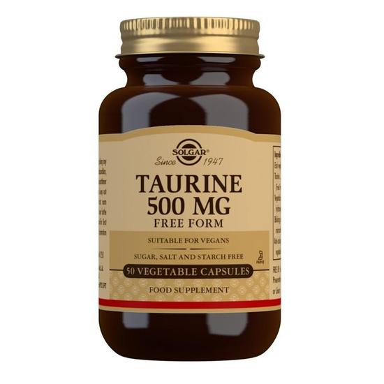 Solgar Taurine 500mg Vegicaps 50 Vegicaps