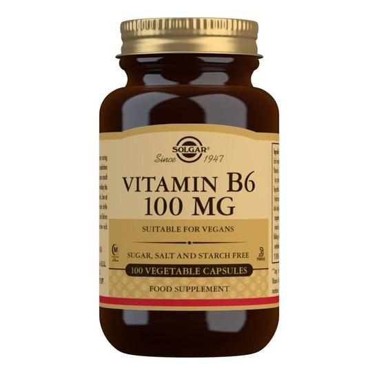 Solgar Vitamin B6 100mg Vegicaps 100 Vegicaps