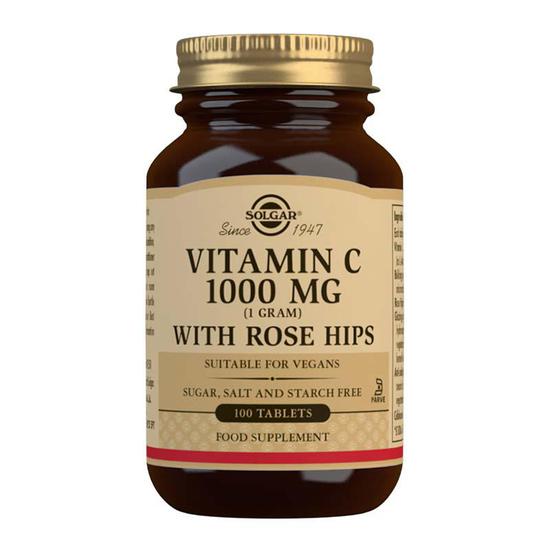 Solgar Vitamin C With Rose Hips 1000mg x100