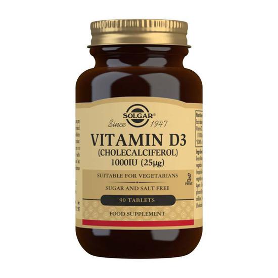 Solgar Vitamin D3 Cholecalciferol 1000 IU 25mcg