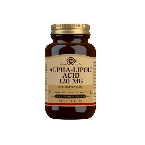 Solgar Vitamins Solgar Alpha Lipoic Acid 120mg Vegicaps 60