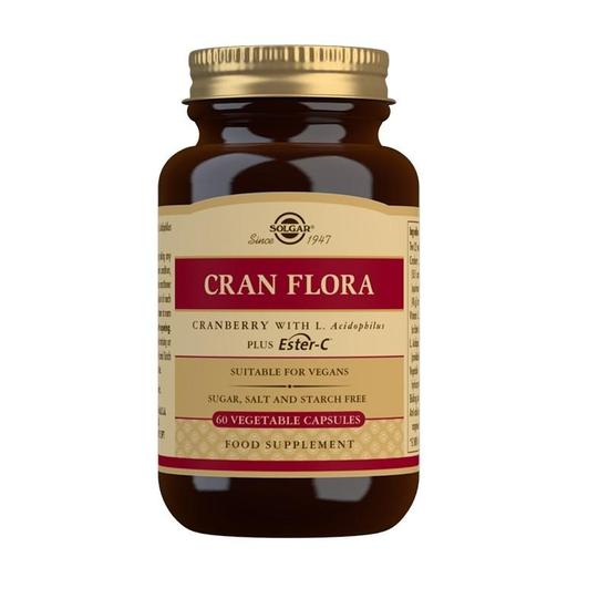 Solgar Vitamins Solgar Cran Flora With Probiotics Plus ester-c Tablets 60