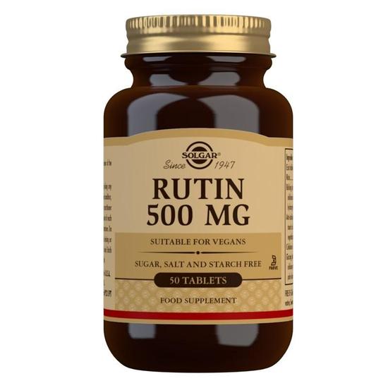 Solgar Vitamins Solgar Rutin 500mg Tablets 50