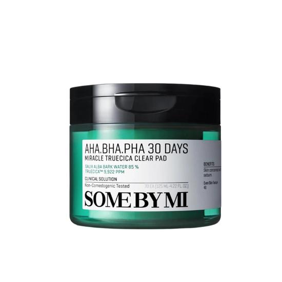 Some by Mi AHA BHA PHA 30 Days Miracle Truecica Clear Pad 70pcs 125ml
