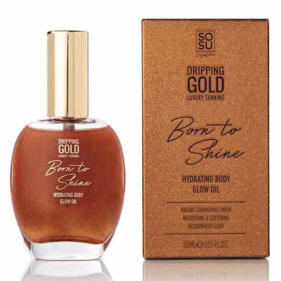 SOSU by SJ Dripping Gold Born To Shine Hydrating Body Glow Oil Bronzed