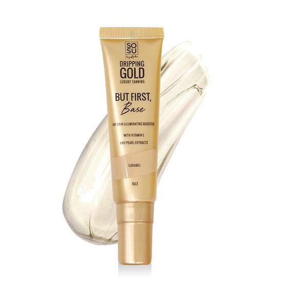 SOSU by SJ Dripping Gold But First, Base HD Skin Illuminating Booster Caramel