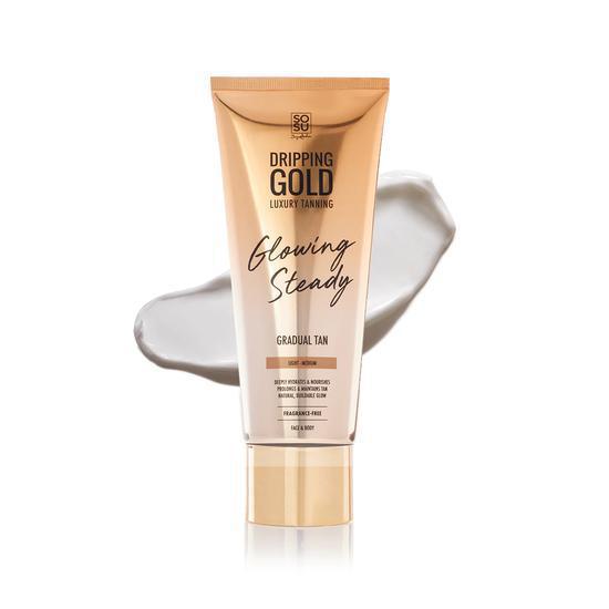 SOSU by SJ Dripping Gold Glowing Steady Gradual Tan Light-Medium